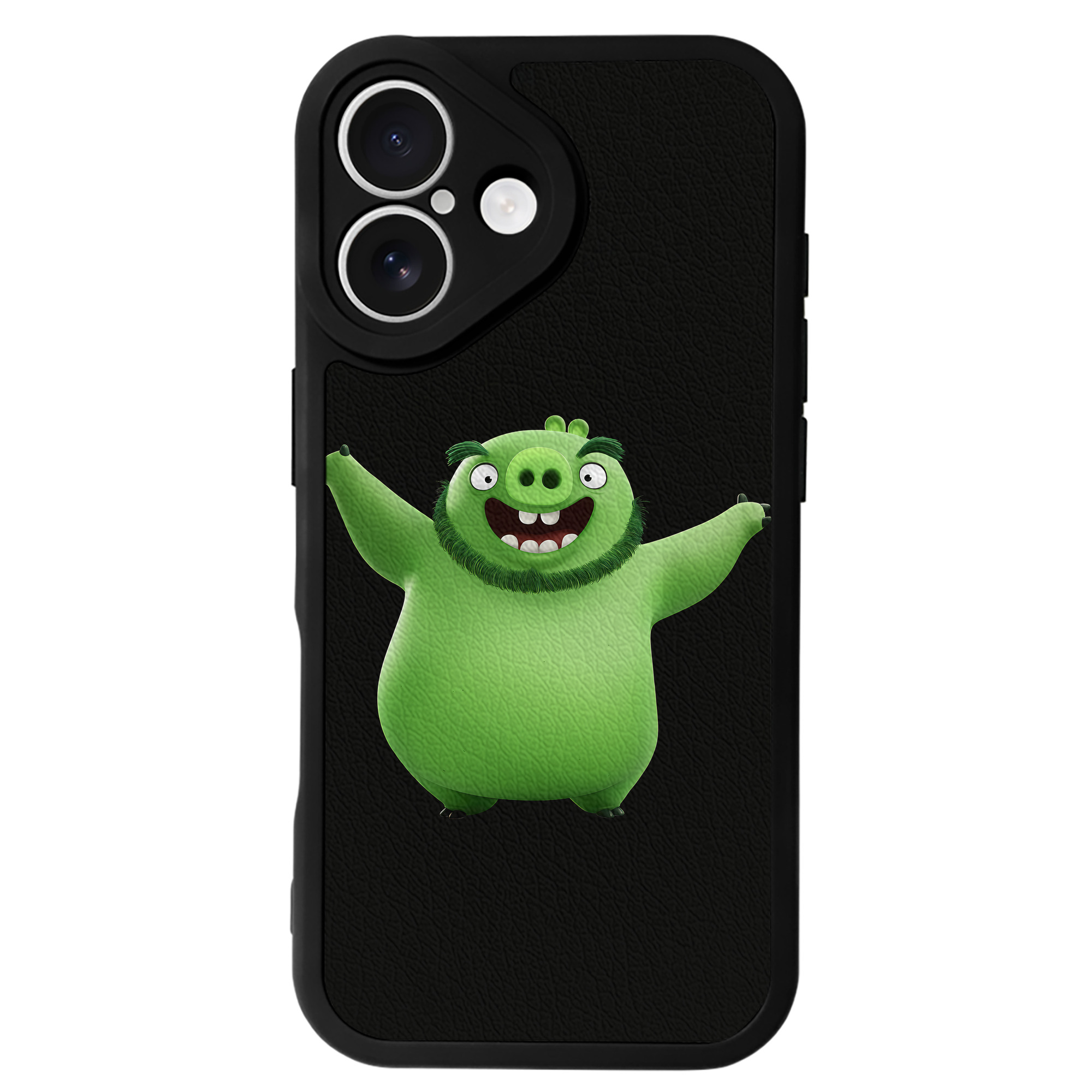 （画像用） Angry Birds アングリーバード 【iPhone 16シリーズ対応】シリコンスマホケース（レザー調） 材質：シリコン